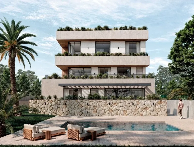 Luxury apartment with sea view in Cala Major — photo 1