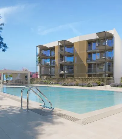 Second floors in an exclusive, newly built residential complex close to the beach in Palmanova — photo 1