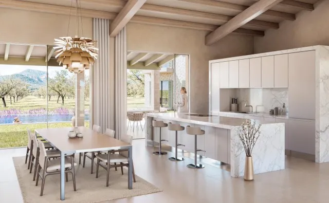 Plot with approved project and license for sale in Binissalem, Central Mallorca — photo 4