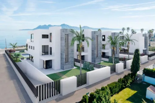 Puerto Alcudia, project including a minimalist chalet, finished construction, on the first sea line of Llenaire — photo 5