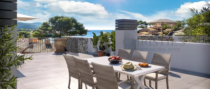 Newly built duplex apartment with roof terrace and sea views in Sant Elm — photo 1