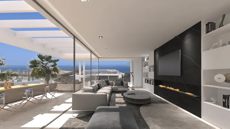 Modern villa with sea views in El Toro — photo 3