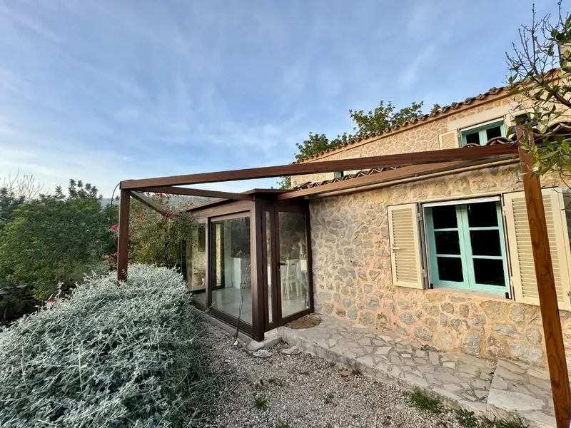 Finca Mallorquina con piscina y vistas a la Serra de Tramontana en Selva — photo 2
