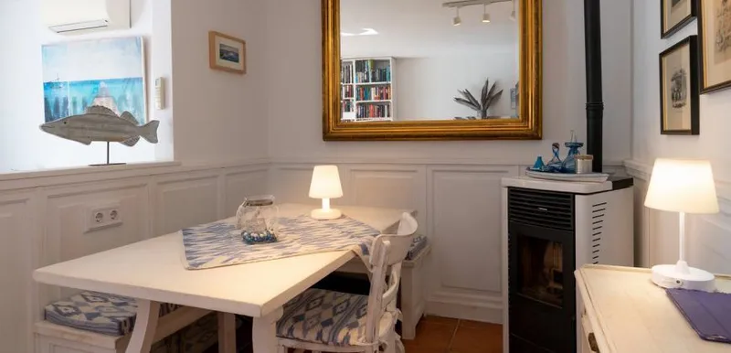 Townhouse for rent in Ses Salines with terrace and fireplace — photo 12
