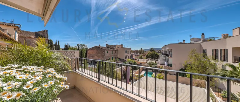 Modern Mediterranean penthouse apartment in Santa Maria in Mallorca — photo 6