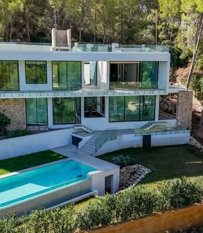 Modern villa with unobstructed views of the mountains in Santa Ponsa — photo 1