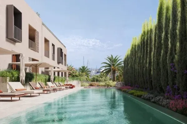 Luxury new development with modern apartments at the port of Palma — photo 1