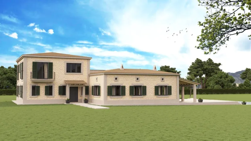 Son Macià (Portocristo): Fantastic plot with building permit or turnkey new finca — photo 5