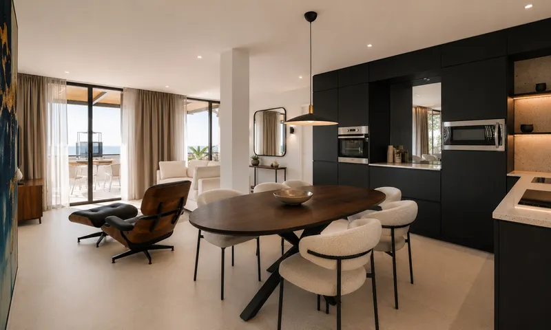Modern penthouse with 2 spacious terraces and a partial ocean view in Portixol — photo 9