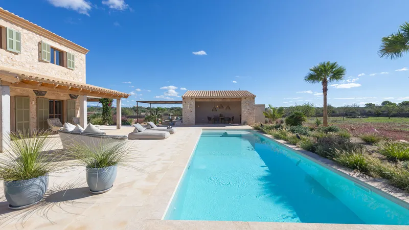 A Stunning Natural Stone Finca Near Ses Salines—Privacy, Panoramic Views, and the Mediterranean Lifestyle — photo 3
