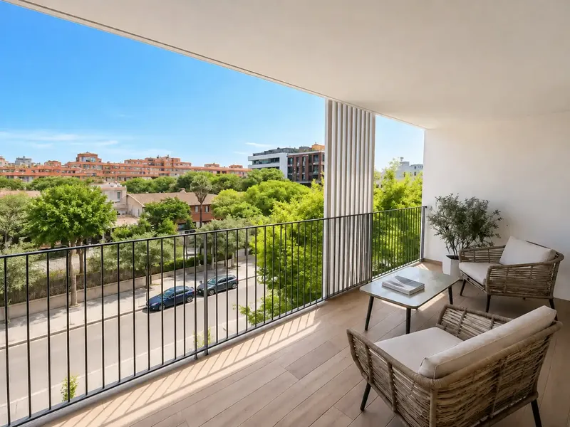 Se alquila magnífica vivienda de 82 m² situada en una de las mejores zonas de Nou Llevant, en un edificio moderno y de reciente construcción — photo 1
