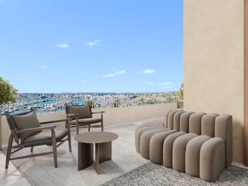 XO Jonquet – New-build penthouse, A+, with rooftop terrace, lift, pool, spa, garage and gym on the Paseo Marítimo - Palma de Mallorca - 3 Bedrooms, 135 m² — photo 6