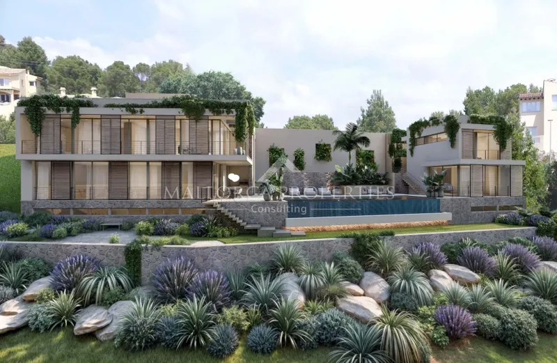 Plot with project for a dream villa with splendid sea views — photo 1