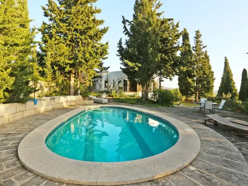 Country house in traditional Mallorcan style in Es Capdella, Mallorca. Finca is located on a plot of 15,00 m² on the hill with views — photo 1