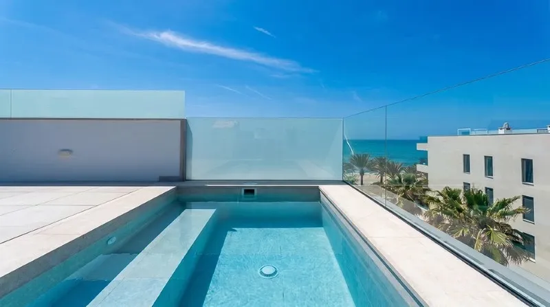 Elegant penthouse with high-quality finishes, private pool and parking space in Playa de Palma — photo 1