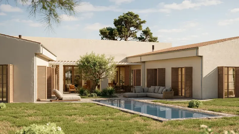 Located in the heart of the picturesque Mallorcan countryside, this exclusive newly built finca offers the perfect combination of luxury — photo 1