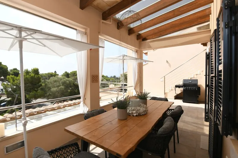Modern and sunny penthouse with pool and parking space just minutes from Cala Santanyi — photo 7