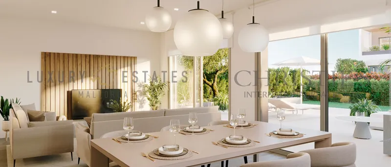 New build ground floor apartment in Colònia de Sant Jordi with private garden near the beach — photo 2