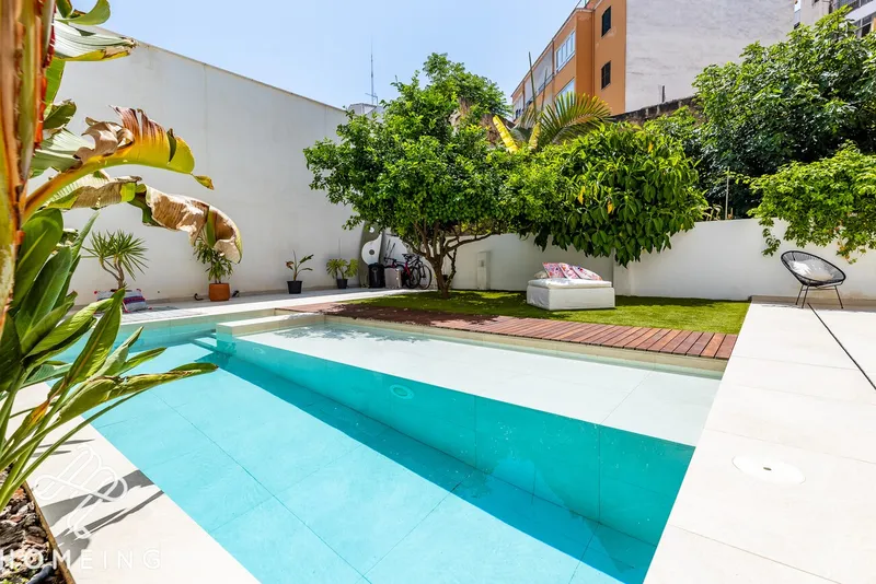 Spectacular ground floor with huge private terrace, pool and garden. A few minutes from the beach! — photo 3