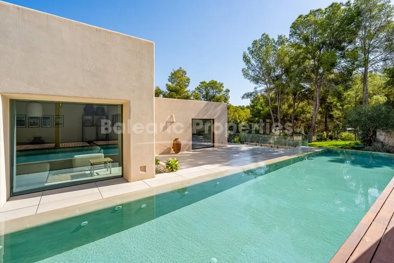 Newly built Balinese-style villa for sale in Cala Vinyes, southwest Mallorca — photo 3