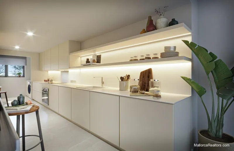 Newly constructed Mallorcan townhouses with 3 bedrooms, garage and communal gardens with swimming pool in Esporles — photo 12