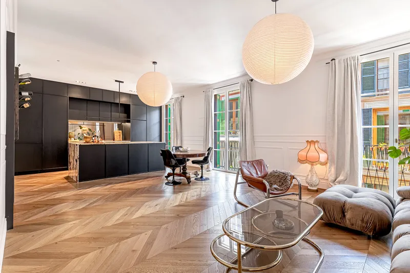 Apartment in Palma de Mallorca - Living/Dining Area with Designer Kitchen — photo 2