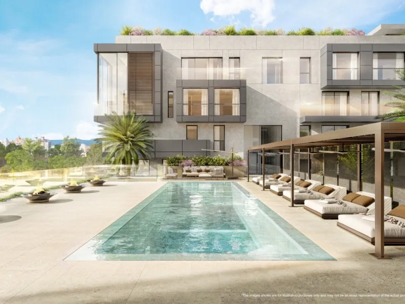 New development in Palma with pool, lift, gym, golf simulator, cinema, spa & communal boat - Palma de Mallorca - 2 Bedrooms, 65.36 m² — photo 2