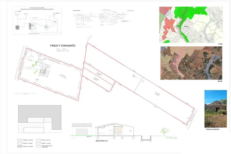 Ses Salines, finca property with building project G02913 — photo 4
