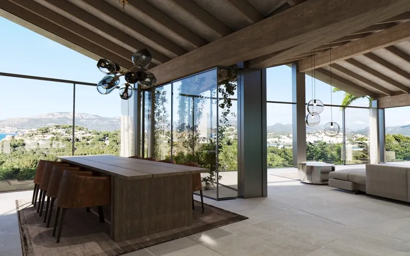 New construction project villa with sea view in Nova Santa Ponsa — photo 3