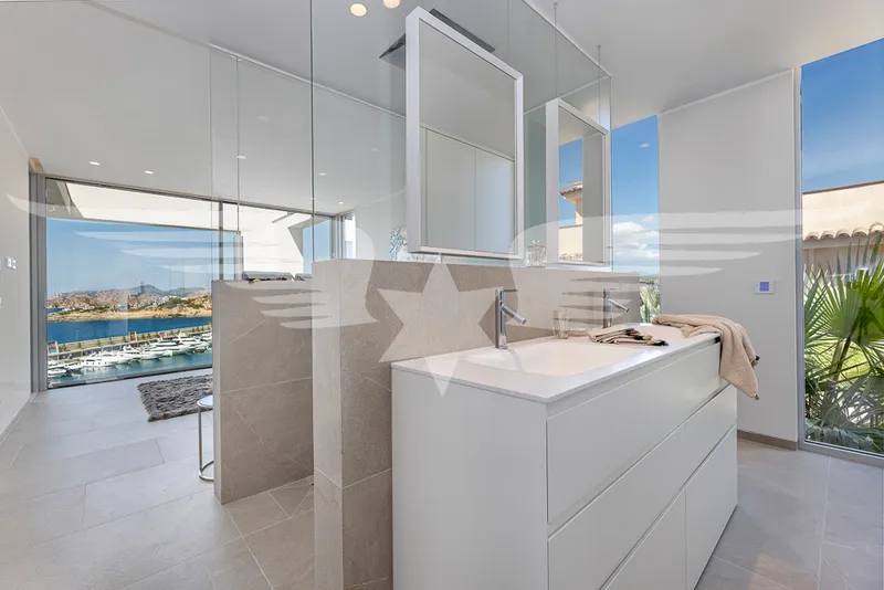 Port Adriano I luxury new construction villa with harbor views — photo 9