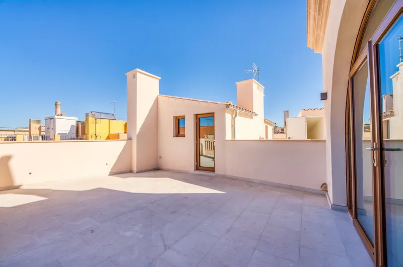 Penthouse in Palma - Beautiful view of the city from the terrace — photo 6