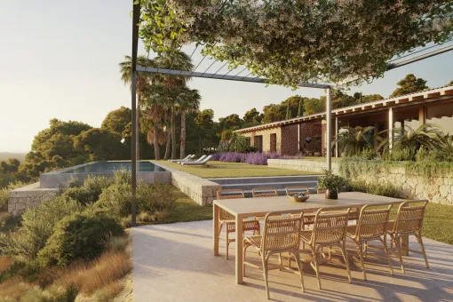 Santa Maria del Cami, new-build finca near Santa Maria on the edge of the Tramuntana mountains with sea views — photo 12