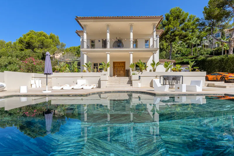 Villa in Costa de la Calma - Pool terrace with overflow — photo 10