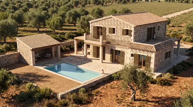 Exceptional Plot with Licence for Sale in Santanyí, Southeast Mallorca — photo 1