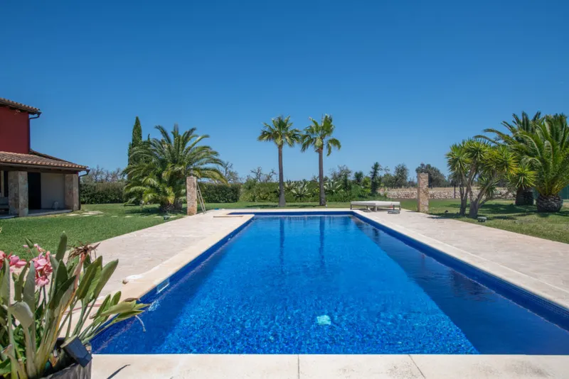 Beautiful finca with large pool and tennis court in Campos, Mallorca — photo 3