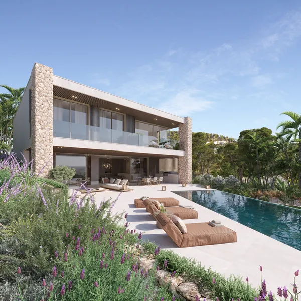Newly built villa with sea views, pool and luxury design in Costa d'en Blanes — photo 1