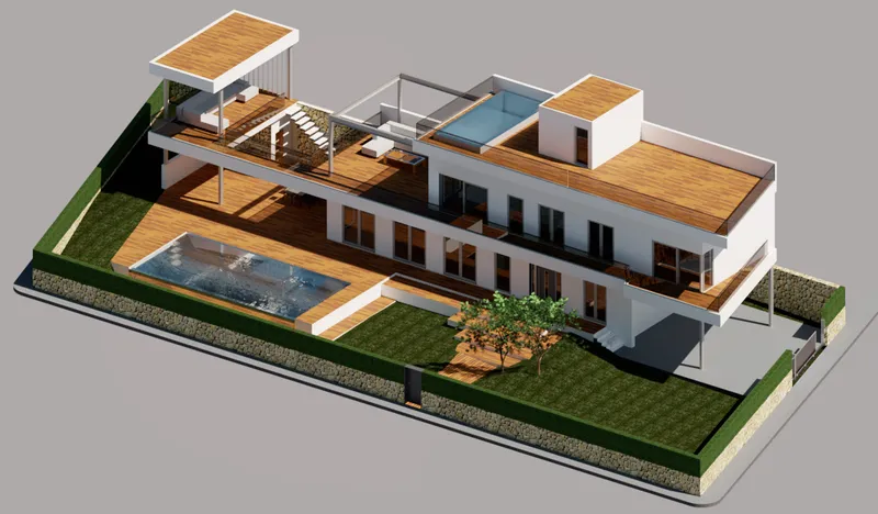 Plot with project near Caló del Moro — photo 1