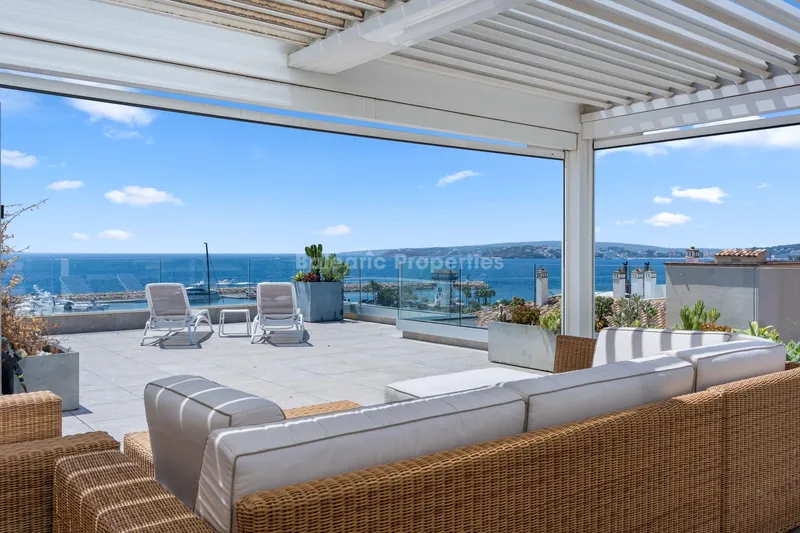 Frontline Sea View Apartment for Sale in Portals Nous, Southwest Mallorca — photo 1