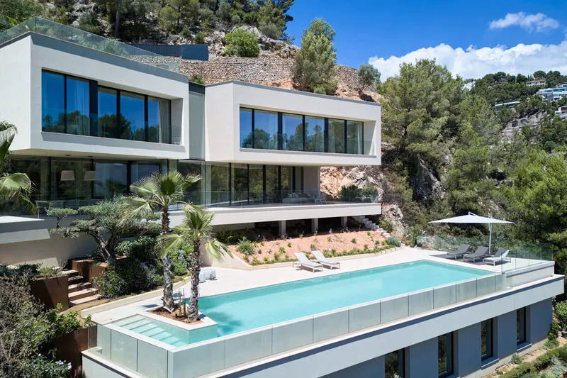 Luxury designer villa with sea and city views in Son Vida - Marcel Remus Real Estate — photo 1