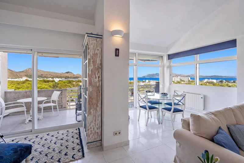 Conveniently situated for golf apartment for sale in Port de Pollença with mountain view and roof terrace — photo 8