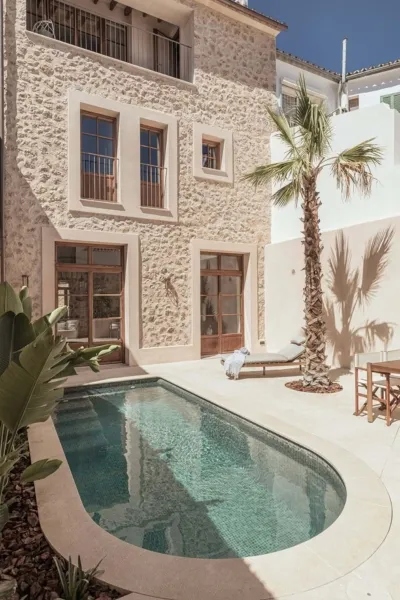 Restored historic townhouse with a pool in Bunyola — photo 2