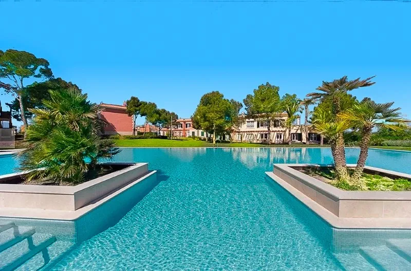 Ático en complejo residencial con terrazas y piscina en Sa Vinyola, Campos — photo 1