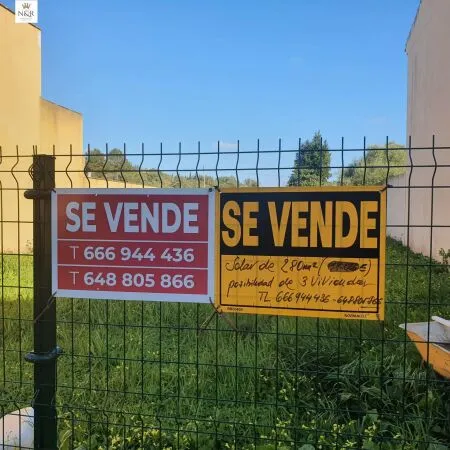 Building site in Santa Margalida (near the center), plot surface 280 m², distance to the sea 10 km — photo 1