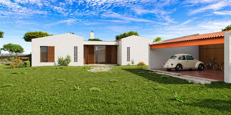 Plot with project to build a finca in Ses Salines Mas — photo 7