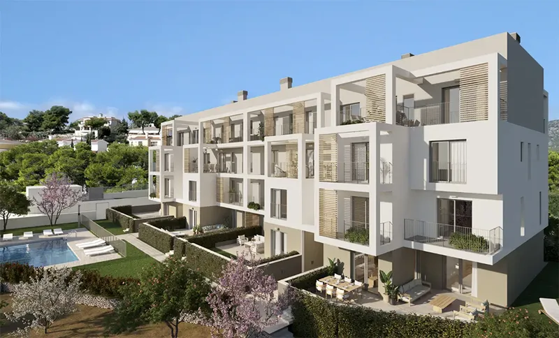 Modern new apartment with private garden in a prestigious new development in Palmanova — photo 5