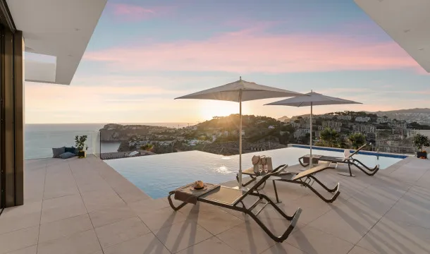 Spectacular modern design villa ready to move in in Cala Llamp, Puerto Andratx — photo 3