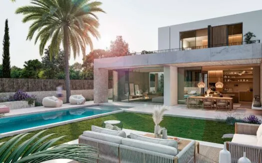 New build villa in Cala Llombards – with modern architecture near the sea — photo 2