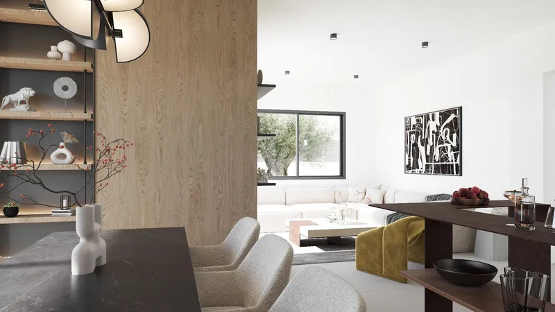 Modernized rustic-style single-family home with pool in Pòrtol — photo 8