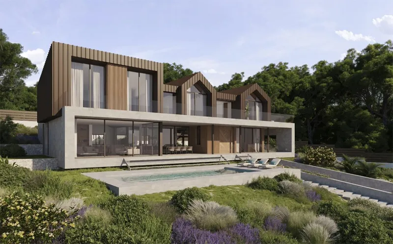 Excellent building plot with project and construction of a modern villa — photo 2