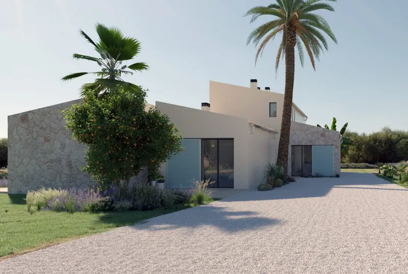Newly built finca under construction in Sant Llorenç — photo 9